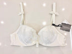 Chantal Thomass Calais Leavers Lace & Satin Pad Bra & Thong Set