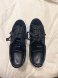 Black velvet Larry Oversize trainers