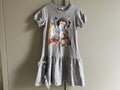 Monnalisa Grey Snow White Jersey Dress