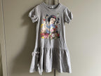 Monnalisa Grey Snow White Jersey Dress