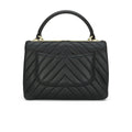 Chanel Black Chevron Small Trendy CC Top Handle Bag