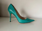 Jimmy Choo Anouk Jade Python Heels