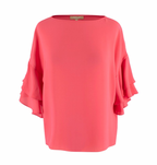 Collection Coral Ruffle Sleeve Top