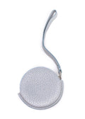 Delvaux Metallic Blue Coin Purse
