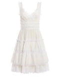 White Cotton Poplin Dress