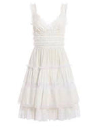 White Cotton Poplin Dress
