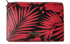 Saint Laurent Red Printed Wallet on Chain