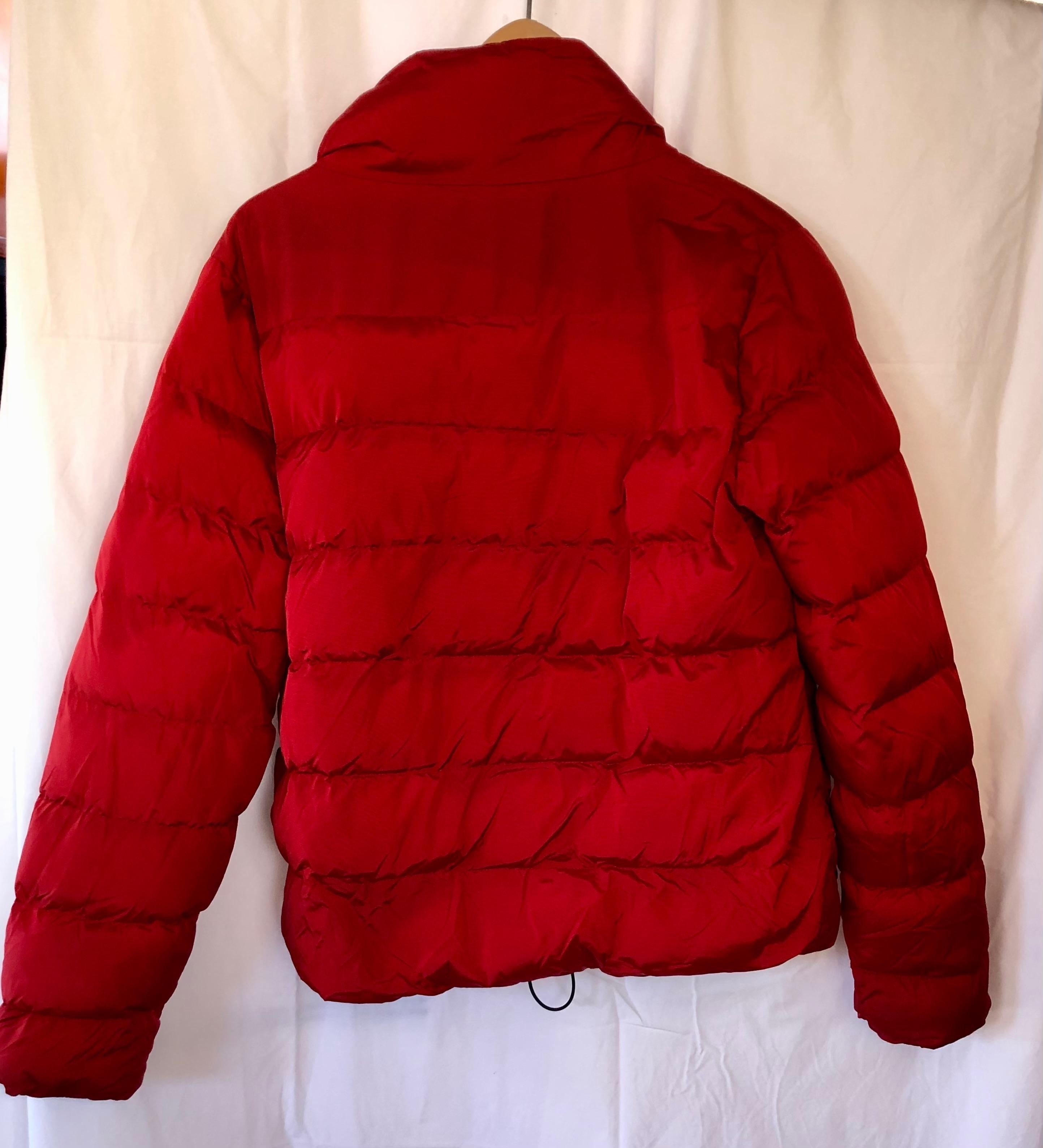 Love Red Down Puffer Jacket