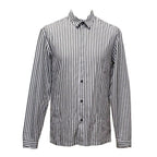 Grey and White pinstripe shirt