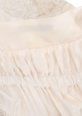 Ermanno Scervino Ivory Floral Lace Silk Cami Top
