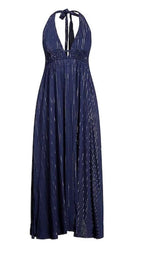 Heidi Klein Blue Midnight Thread Midi Dress