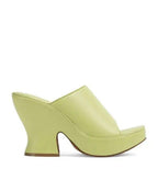 Bottega Veneta Lime Leather Mules