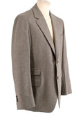 Vintage Stone Herringbone Tweed Single Breasted Blazer