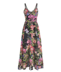 Charo Ruiz Iraso Floral-print  Voile Maxi Dress