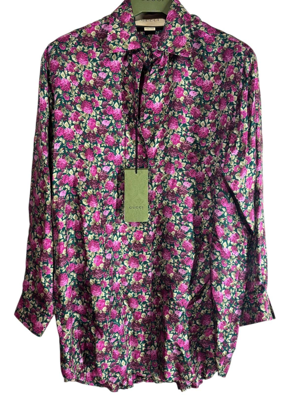 Gucci Floral Silk Shirt