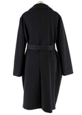 Marni Charcoal Belted Wool Blend Coat