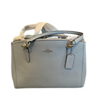 Coach Pale Blue Leather Tote Bag