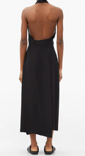 Raey Black Backless Wrap Dress