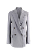 Brunello Cucinelli Grey Blazer and Trouser Two Piece Suit