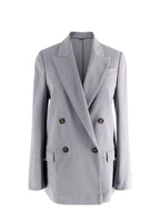 Brunello Cucinelli Grey Blazer and Trouser Two Piece Suit