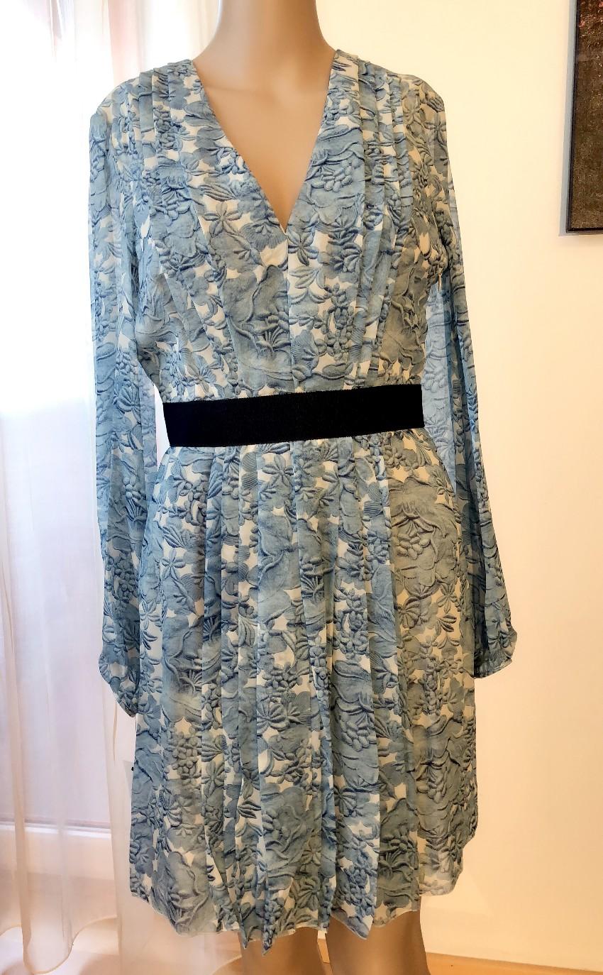Giambatista Valli Pleated floral-print silk-chiffon dress