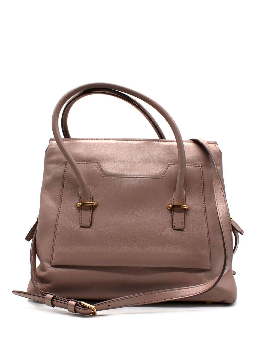 Tom Ford Smooth Calfskin Blush Icon Handbag