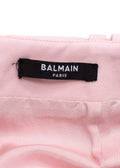 Balmain Pink Belted Mini Skirt