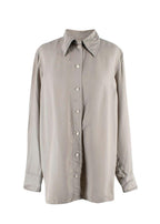 Celine Light Grey Oversized Shirt