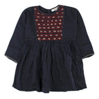 Caramel Girls 18M Cotton Navy Dress