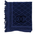 Blue Terry Cotton CC beach Towel