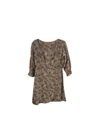 Leopard print cotton Fontaine dress