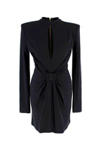 Balmain Black Bow Mini Dress