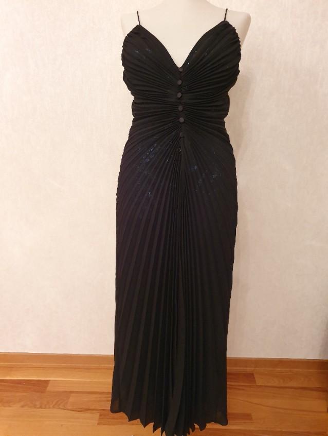Marco cenzo De Slit Front Button Down Pleated Dress
