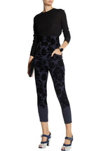 Toga Flocked Velvet Skinny Pants