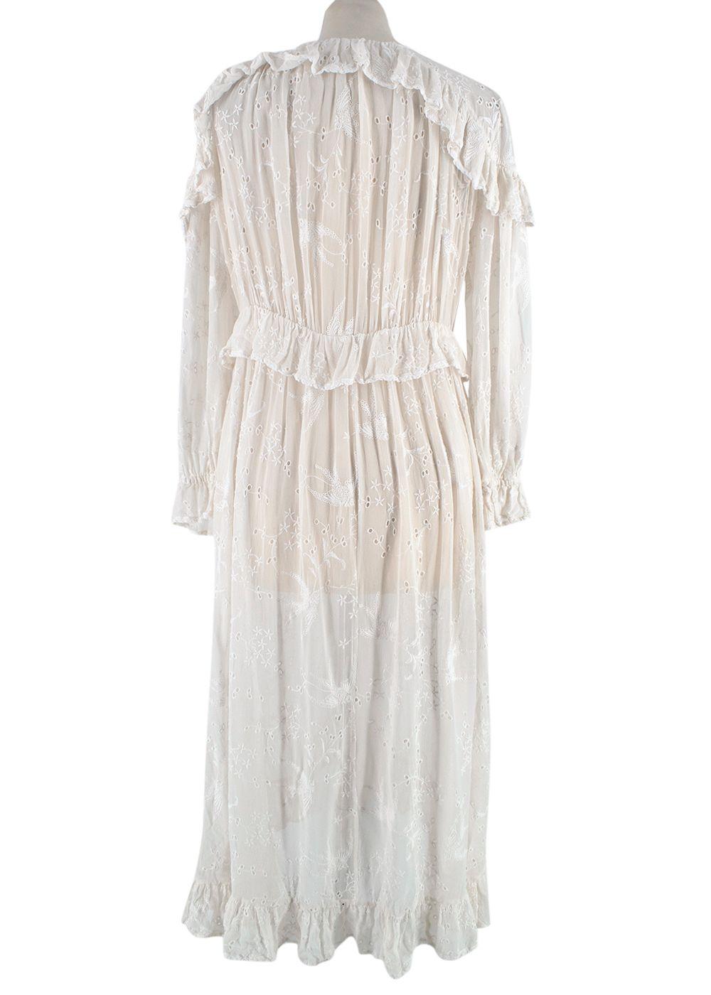 Zimmermann White Lace Midi Dress