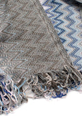 Missoni Blue and White Zig Zag Beach Kaftan