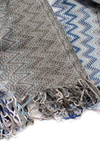 Missoni Blue and White Zig Zag Beach Kaftan