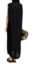 Toteme Black Wool Cocoon Maxi Dress