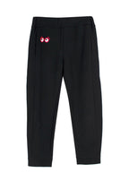 Fendi Black Red Eye Detail Joggers
