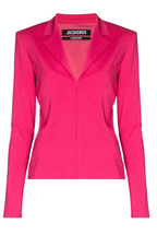 Jacquemus Hot Pink Fitted Shirt