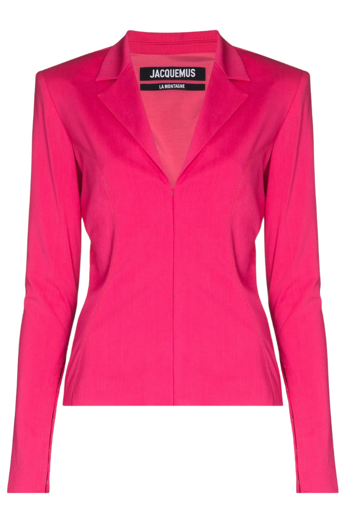 Jacquemus Hot Pink Fitted Shirt