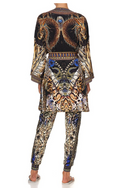 Camilla Printed Silk Zodiac Kimono