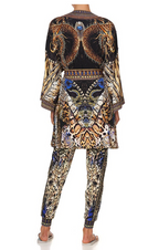 Camilla Printed Silk Zodiac Kimono