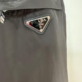 Black Zip Front Drawstring Wind Jacket