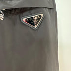 Black Zip Front Drawstring Wind Jacket