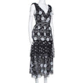 Starlet Deco Sequin Tiered Midi Dress