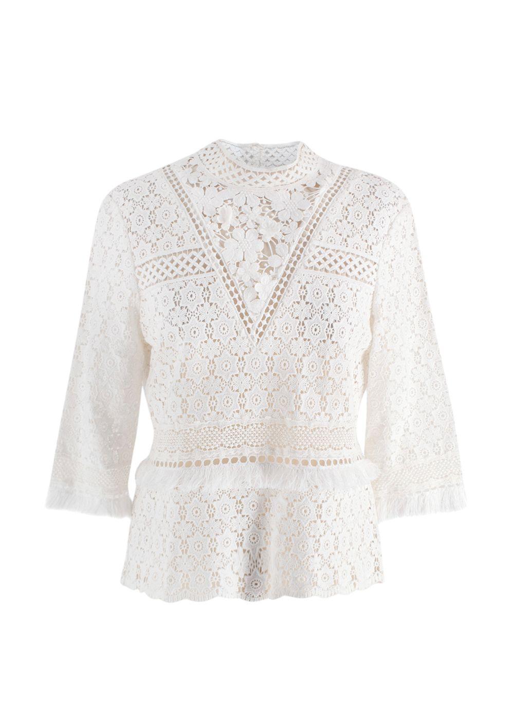 Sea New York Crochet Tassel Top