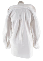 Alexander Wang White Open Shirt With Vest Insert