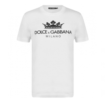Dolce & Gabbana Milano Logo White T-shirt