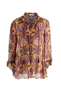 Etro Multi Coloured Floral Silk Blouse